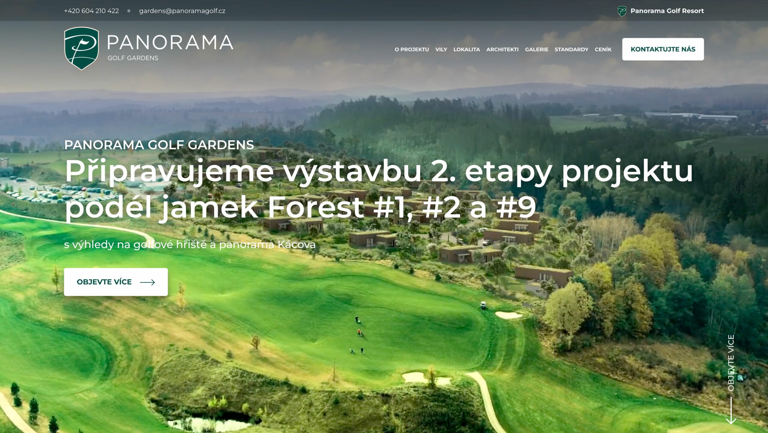 Panoramagolf vizualizace homepage – workoholix.cz